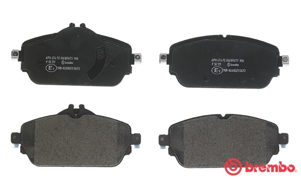 A.B.S. P 50 119 BREMBO BREMSBELÄGE, RICHTUNGSGEBUNDEN Bremsbelagsatz, Scheibenbremse